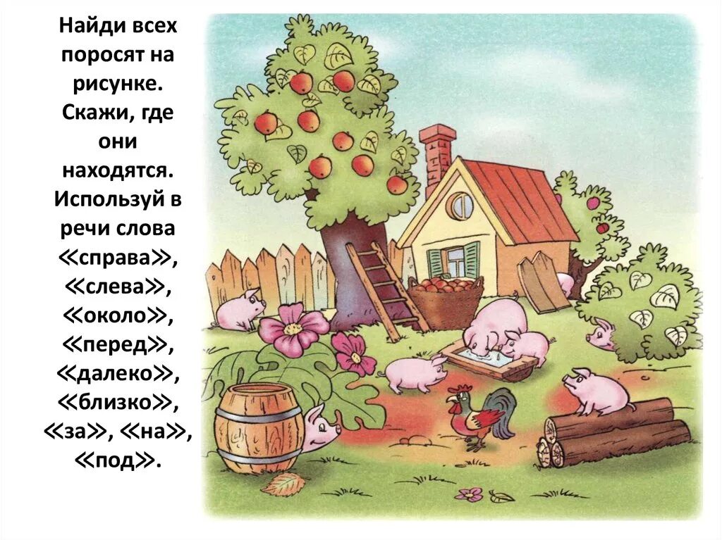 Как можно использовать иллюстрацию. Ориентировка в пространстве для дошкольников. Пространственные представления картинки для детей. Пространственное расположение предметов для дошкольников. Задания по предлогам для дошкольников.