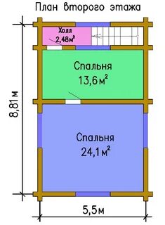 План бани с сараем