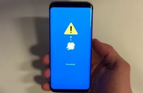 Samsung желтый треугольник