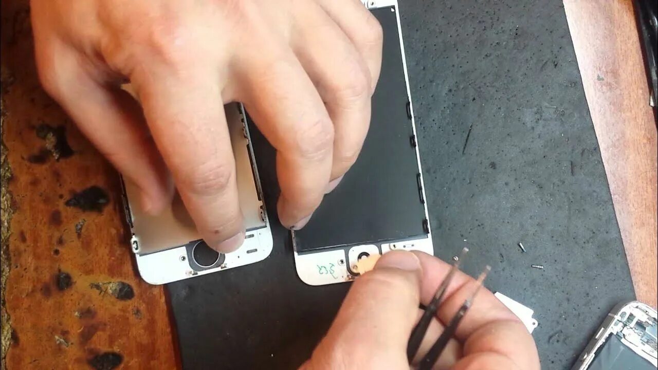 Замена кнопки Home на iPhone 5S, самостоятельная разборка и ремонт кнопки хом ай