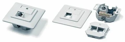 Розетка rj 45 одинарная категория 5e