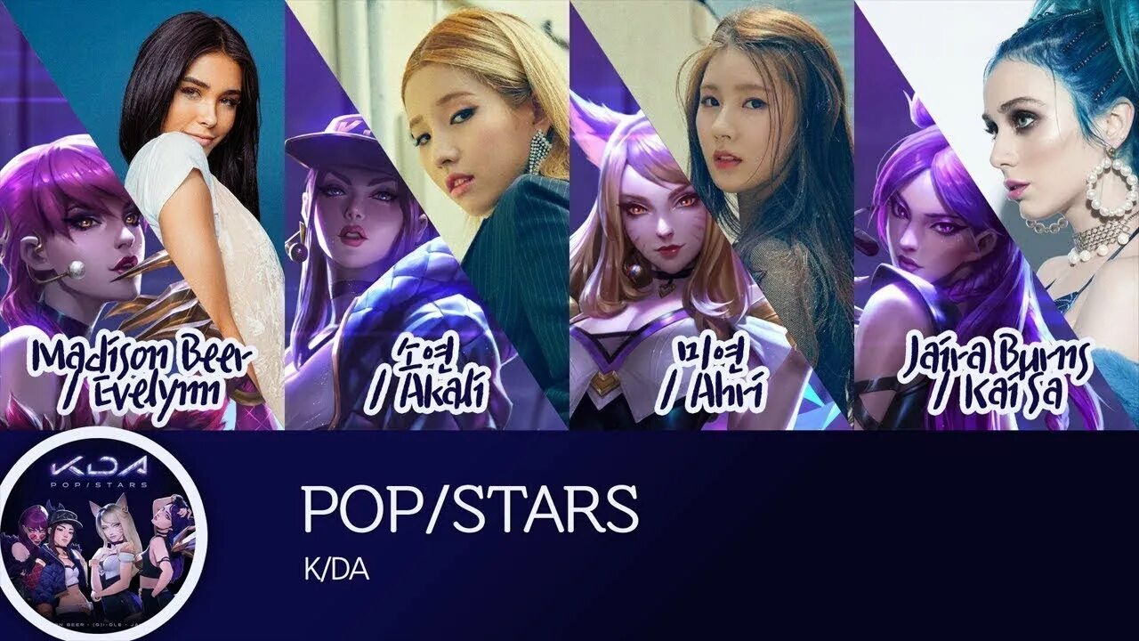 Pop star song. KDA исполнительницы. КДА Попстарс. KDA участницы.