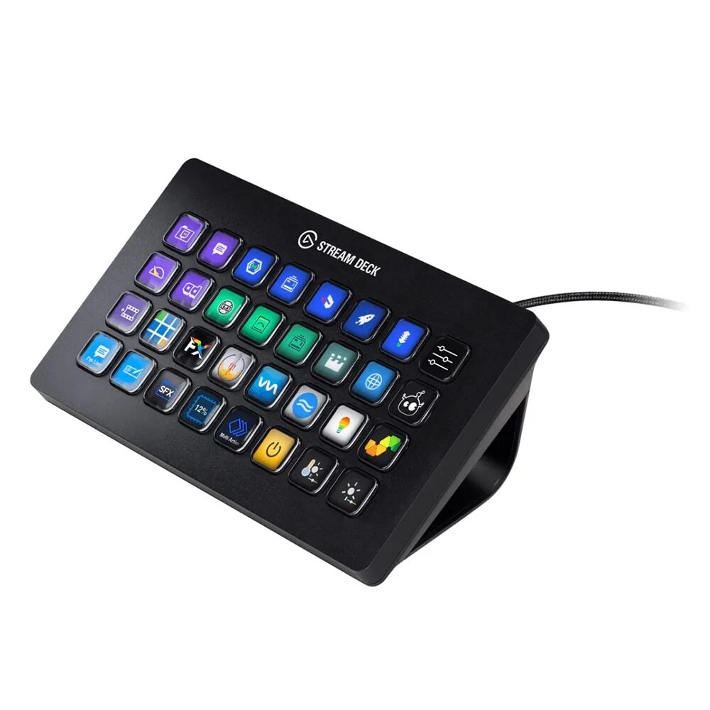 Клавиатура Elgato Stream Deck XL. Elgato Stream Deck MK.2. Контроллер для стриминга Elgato Stream Deck. Панель для стриминга Elgato Stream Deck XL.