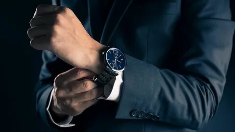 The watch is in the shop
