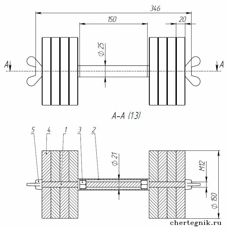 Диаметр гантелей. Чертеж гантели разборной на 20 кг. Гриф 10 для штанги кг чертеж. Чертеж гантели разборной 10 кг. Чертёж гантели разборной с грифом 20 кг.