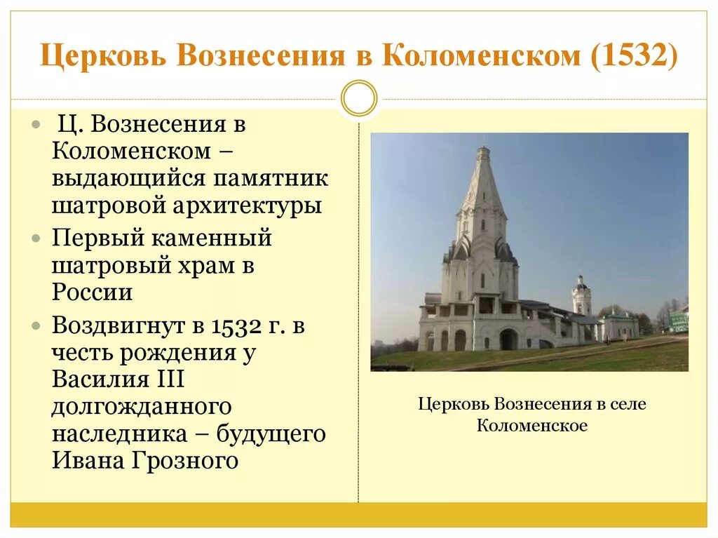Содержание церкви