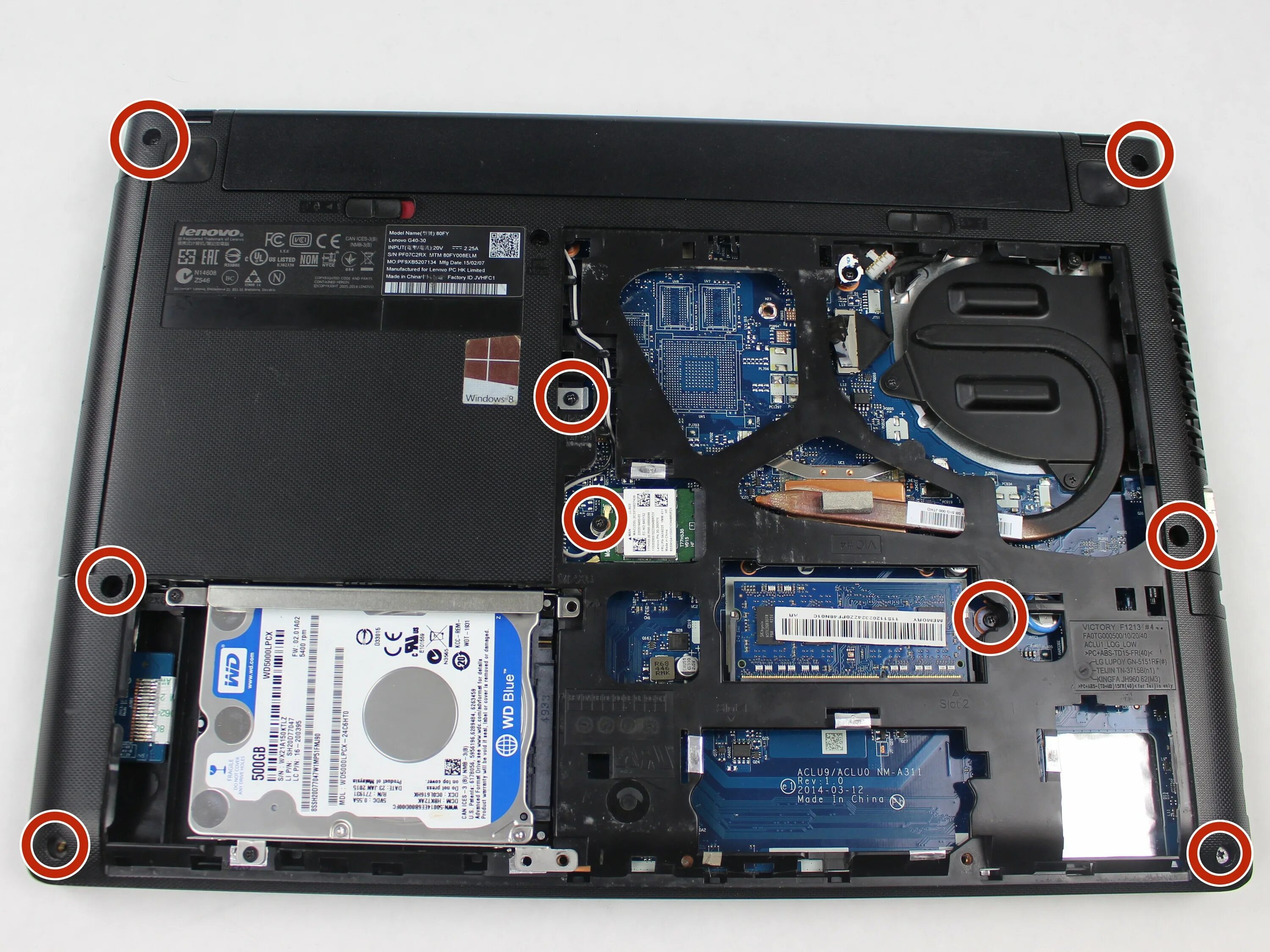 Динамики ноутбук леново. Lenovo g40. Lenovo g40-30. Lenovo g50-45 батарейка биос. Lenovo b50-30 SSD M.2.