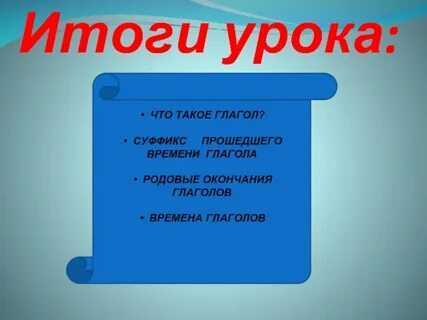 Изменение глаголов урок