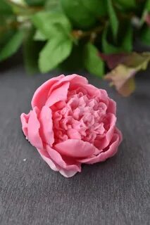 Силиконовая форма пион