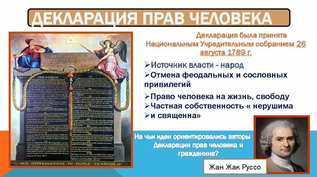 Декларация прав человека и гражданина 1789 текст. Декларация прав человека Франция. Декларация прав и свобод человека и гражданина 1789 года. 4 Августа 1789 г во Франции. Содержание декларации прав человека и гражданина 1789 года.