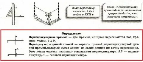 Чему равен угол образованный перпендикулярными прямыми