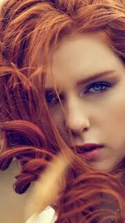 Red hair blue eyes