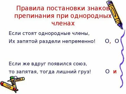 Постановка запятых в предложении 4 класс