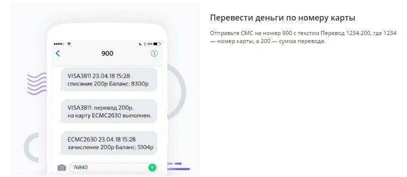 Как отправить деньги по смс