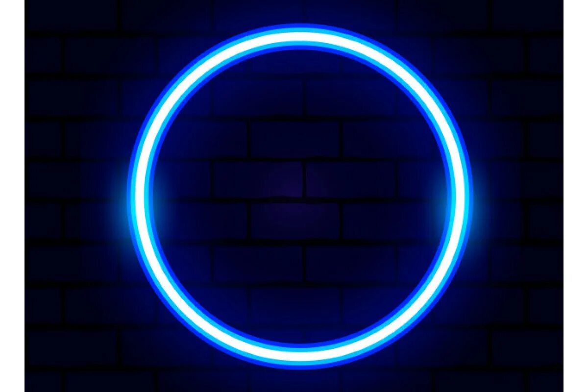 Круг новинки 2023. Неоновое кольцо. Светящийся круг. Синий круг неон. Неоновый круг.
