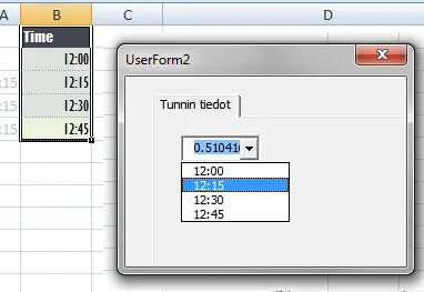 Vba time