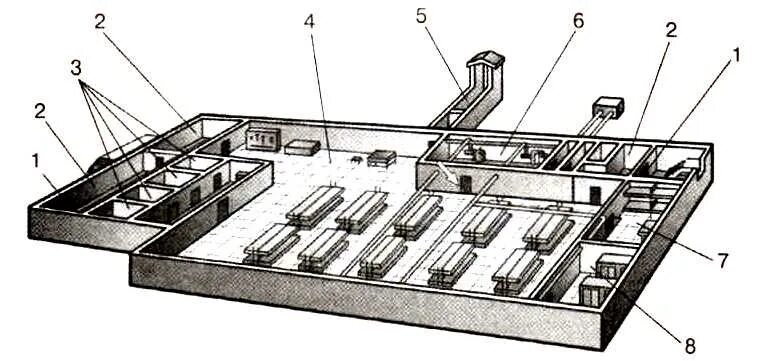 Основное помещение убежища. Основное помещение убежища. Сколько входов выходов имеет убежище. План схема встроенного убежища. Сколько входов выходов имеет убежище.