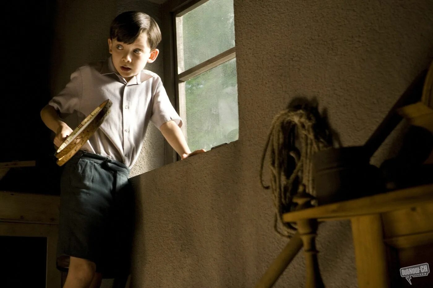 The boy while he