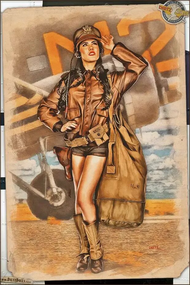 Иллюстрации в милитари стиле. Плакат в стиле милитари. Пин ап девушки в военной форме. Девушки Военная тематика. Плакат женщины войны