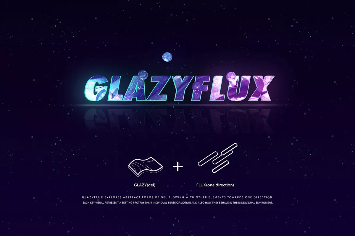 Glazy. Key visual. lazy glazy.