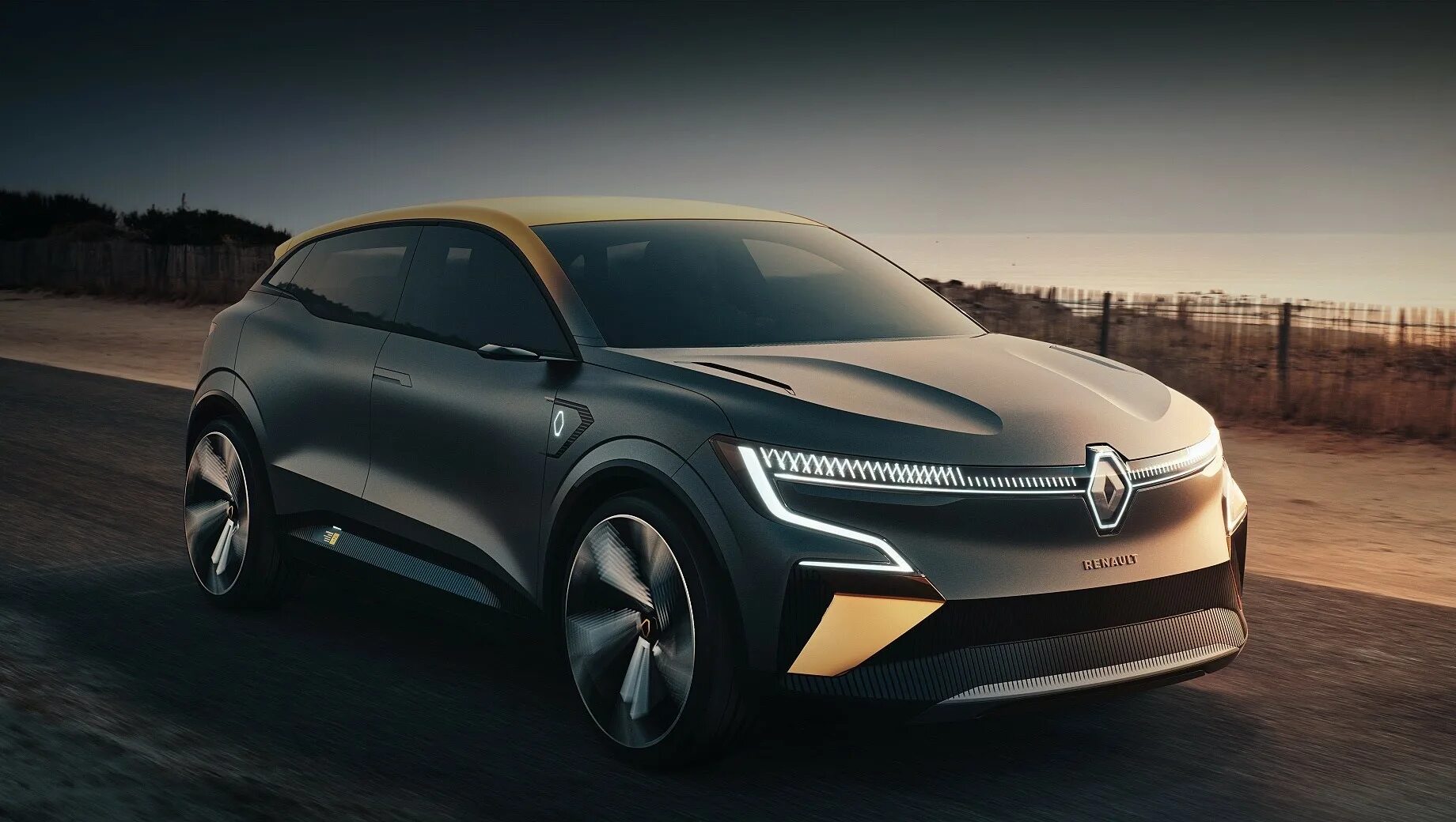 Renault Megane E-Tech 2022 - новый электрический компактный кроссовер - новость 