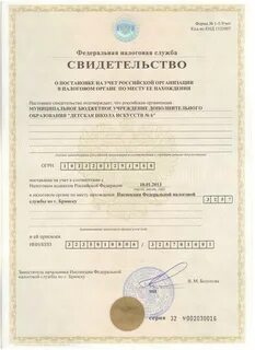 Налоговая наименование организации