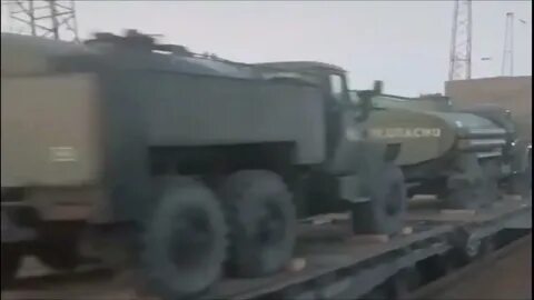 Видео колонна в курской обл