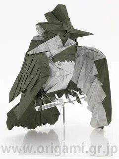 Оригами грач