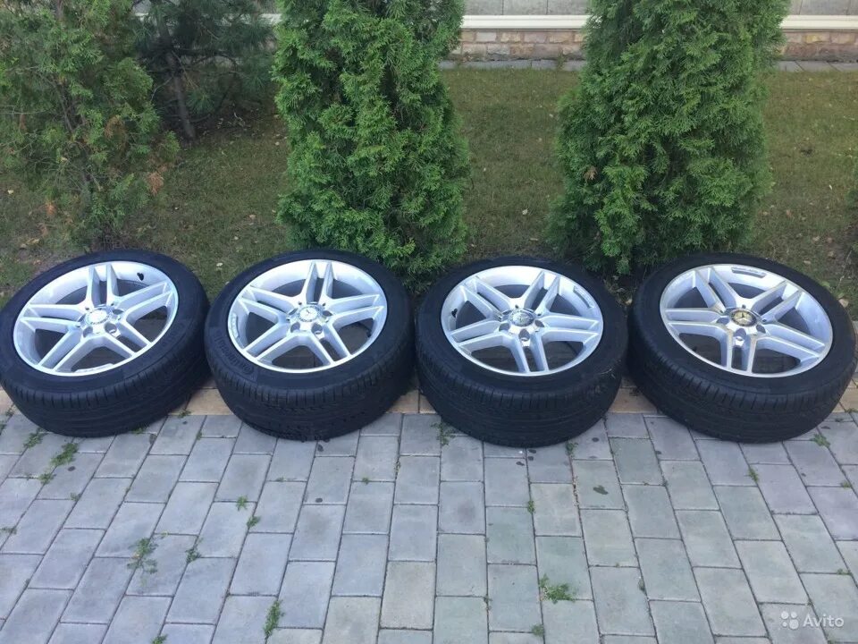 Купить диски мерседес 17. R 17 AMG r17. Диски AMG r17. Колеса r17 AMG. Разноширокие диски на Мерседес r17.