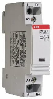 Модульные контакторы abb esb 20
