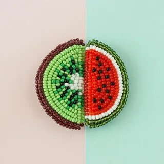 Еда из бисера крестиком