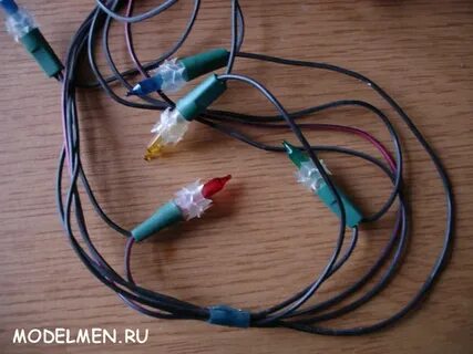 Как соединить гирлянду