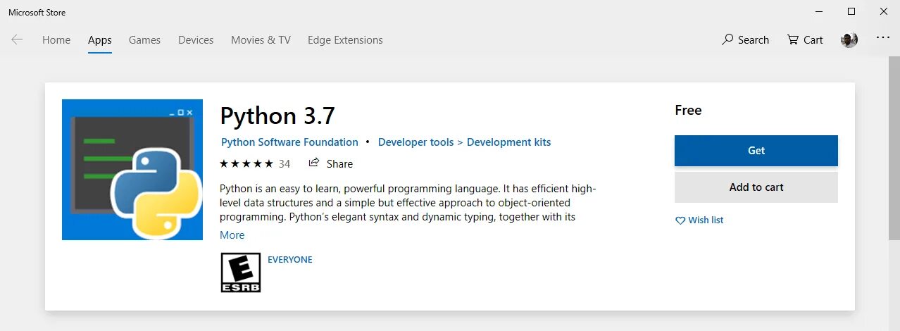 Python 3. Python Windows. Как установить Microsoft Store. Версия Python для Windows 7.