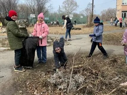 Сочинение субботник в школе