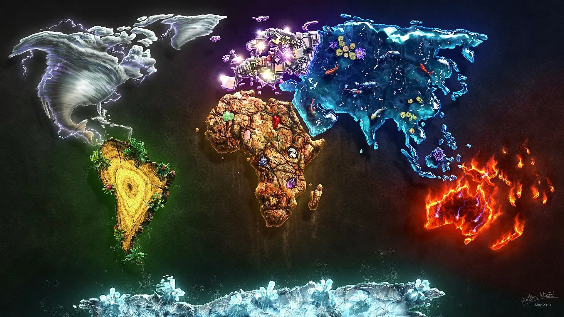 Age of water карта