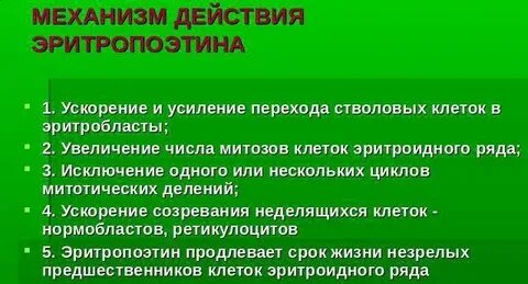 Эритропоэтин анализ
