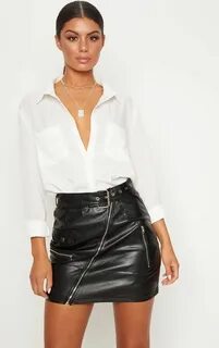 Leather mini