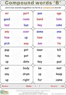 Compound words is