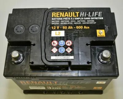Аккумулятор рено логан 1.6 оригинал