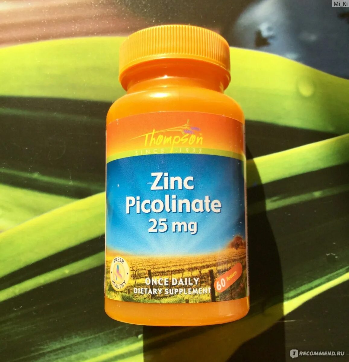 Zinc как принимать. Zinc Picolinate 25. Цинк пиколинат IHERB. Thompson, пиколинат цинка, 25 мг. Цинк пиколинат IHERB Now.