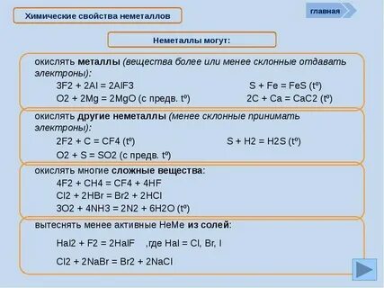 Задачи по химии неметаллы
