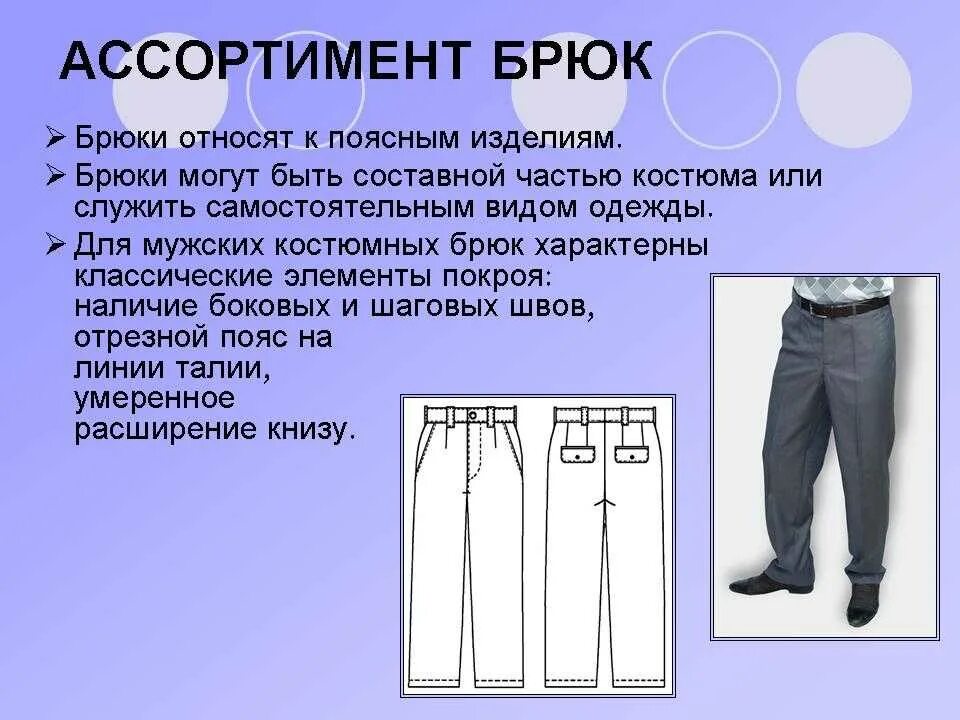 Поясные изделия брюки. Описание модели мужских брюк. Описание брюк. Брюки ассортимент.