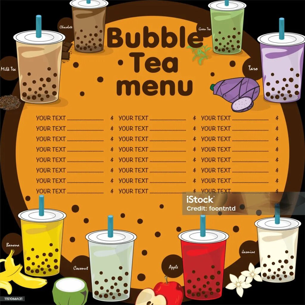 Бабл ти ккал. Bubble Tea menu. Бабл ти меню. Bubble Tea кафе меню. Баббл чай меню.