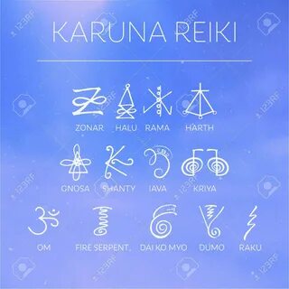 Sacred Geometry. Reiki Symbol. The Word Reiki Is Made Up Of Two Japanese Words, 