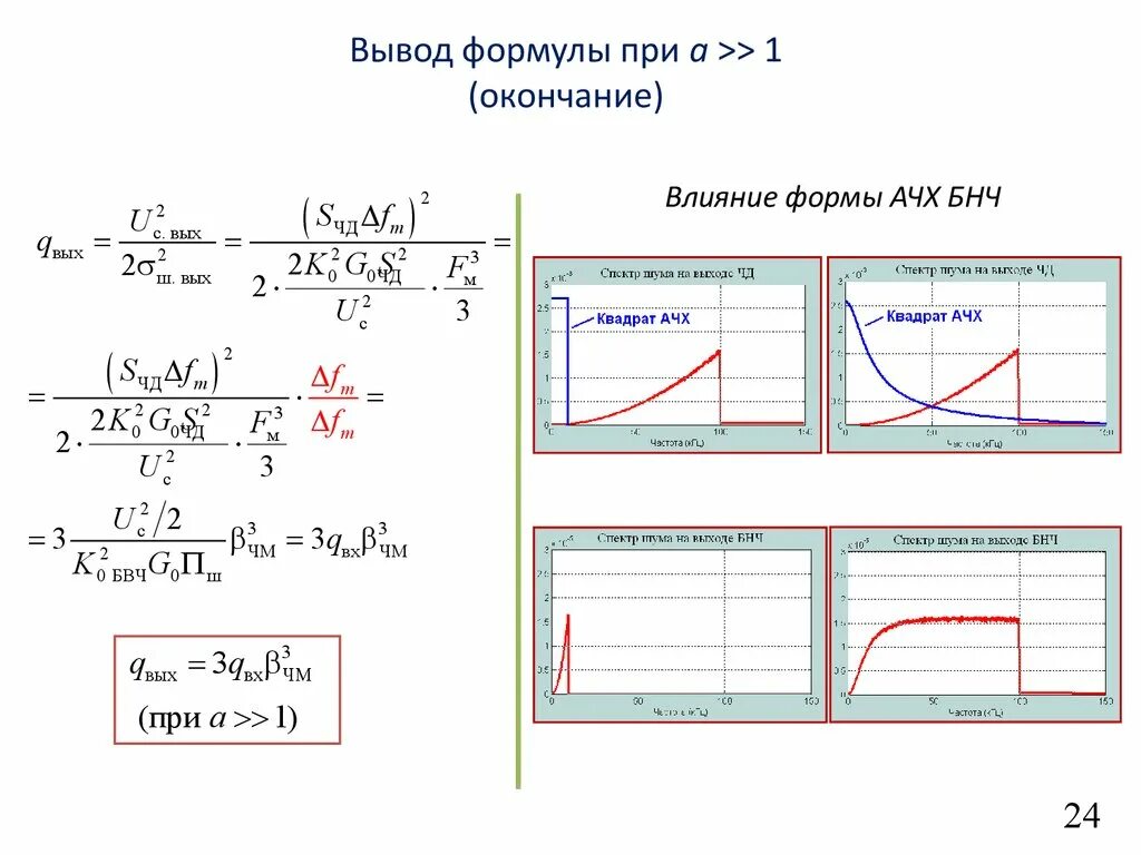 Определить значение сигнала на выходе