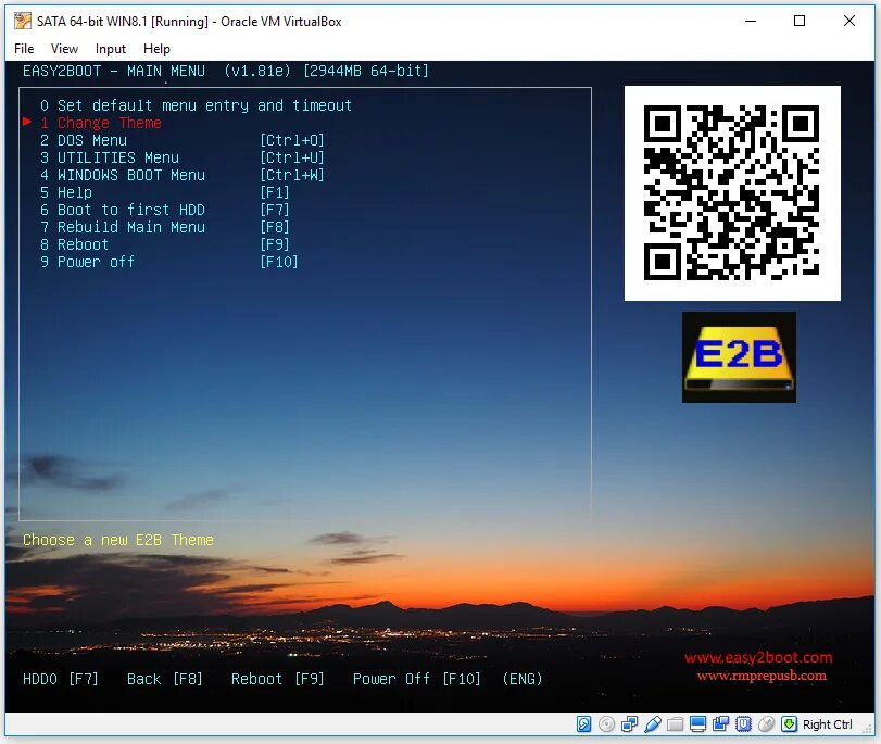 Easy2boot. Rmprepusb easy2boot. easy 2+2. easy2boot themes.