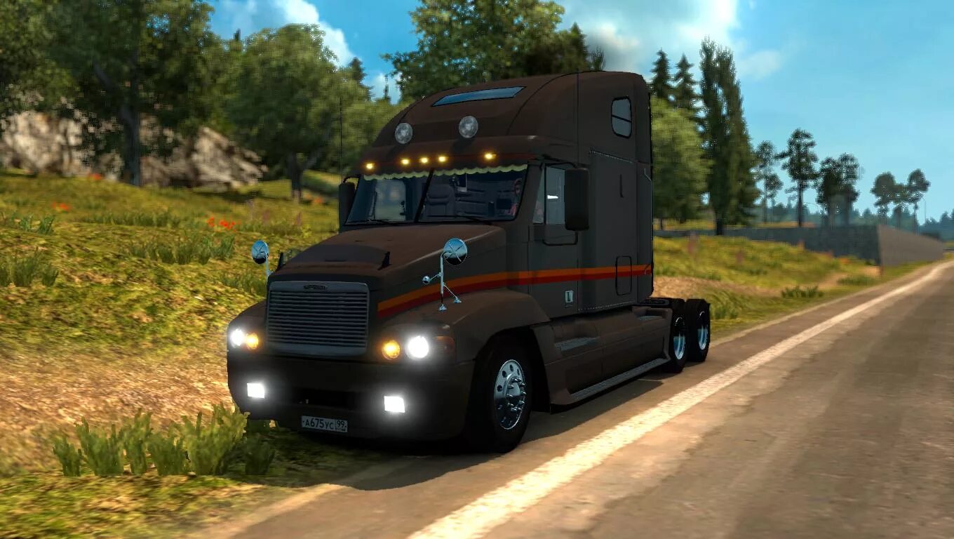 Фредлайнер Центури етс 2. Евро трак симулятор 2. Евро Truck Simulator 2. Фредлайнер для етс 2. Лучшие грузовики в euro truck simulator 2