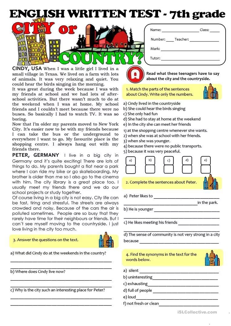 Questions about city. Worksheets 5 класс английский чтение. Английский reading Worksheet 7 класс 6. Reading Comprehension английский. Английский reading Worksheet 7 класс.