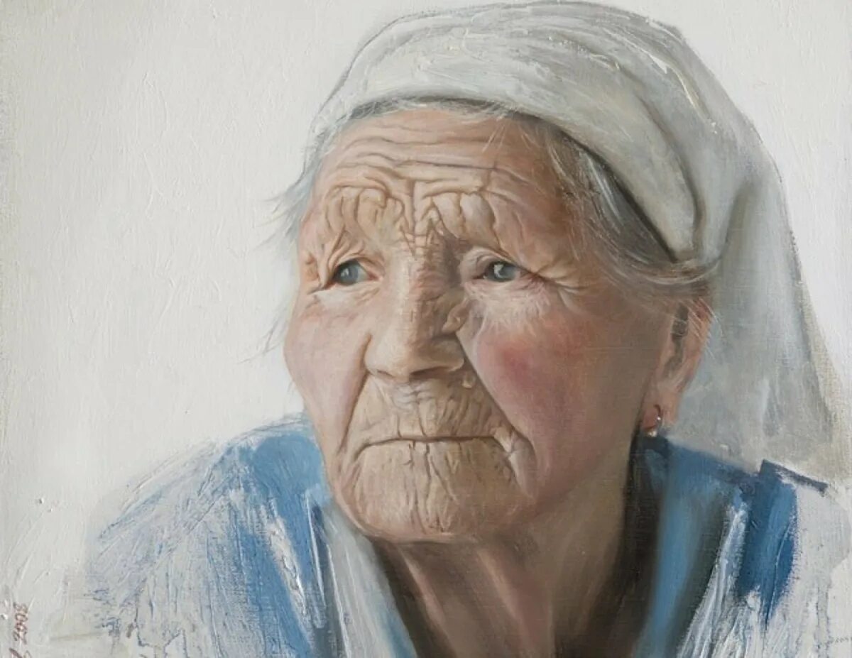 Создаем живописный портрет пожилого человека. Портрет пожилого человека. Портреты пожилых людей. Портрет пожилой женщины. Портрет бабушки.