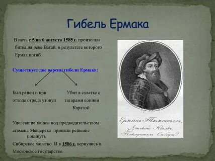 Где искали ермака слуги